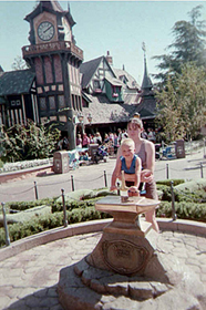 Ashley & Justice - Sword in the Stone - Disneyland
